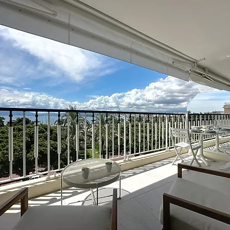 39m2 Croisette, Terrasse, Vue Mer, Garage Апартаменты Канны