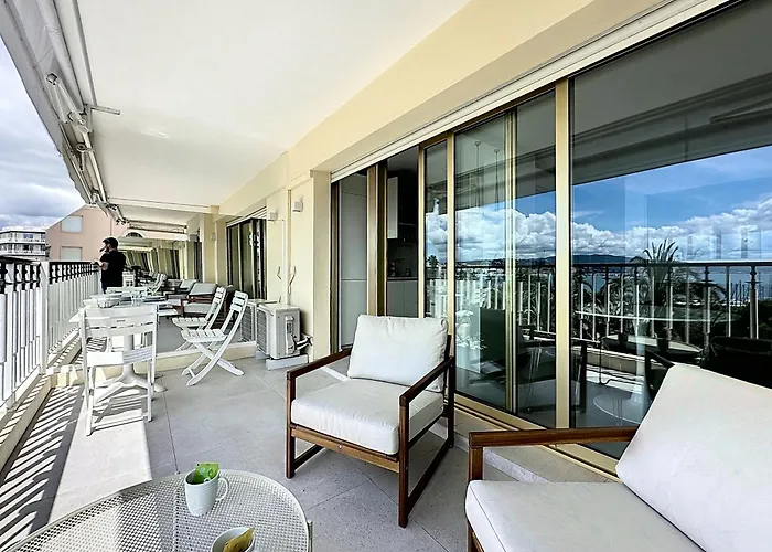 39m2 Croisette, Terrasse, Vue Mer, Garage Appartamento