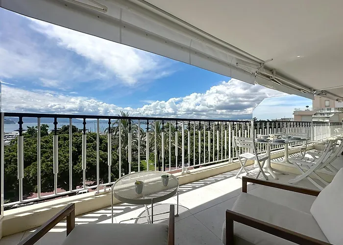 39m2 Croisette, Terrasse, Vue Mer, Garage Appartamento Cannes