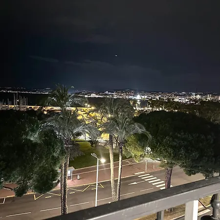 דירה 39m2 Croisette, Terrasse, Vue Mer, Garage קאן